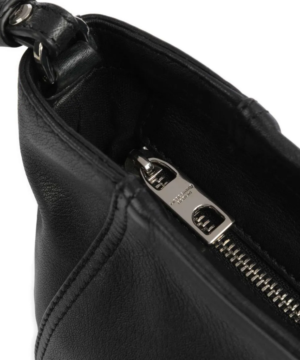 Chudy Sheep Natural S Umhängetasche Schafsleder schwarz