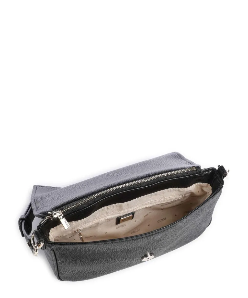 Circe Schultertasche Lederimitat schwarz