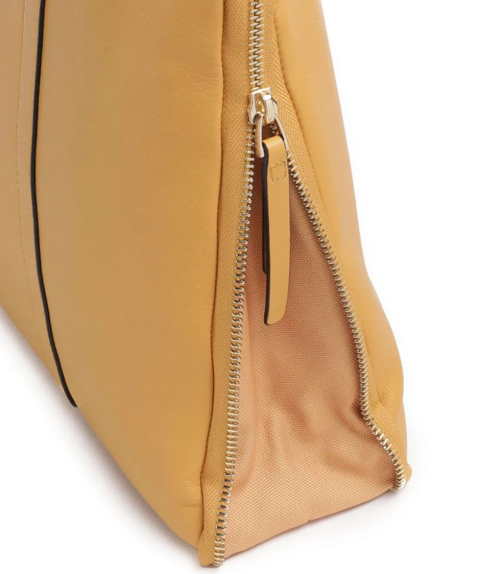 Circle Aktentasche 14″ fein genarbtes Rindsleder ocker