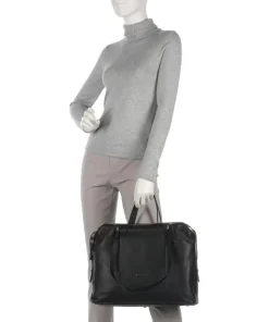 Circle Aktentasche 14″ fein genarbtes Rindsleder schwarz