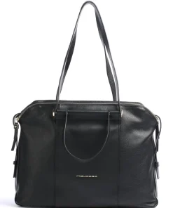 Circle Aktentasche 14″ fein genarbtes Rindsleder schwarz