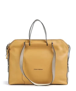 Circle Aktentasche 14″ fein genarbtes Rindsleder ocker