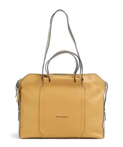 Circle Aktentasche 14″ fein genarbtes Rindsleder ocker