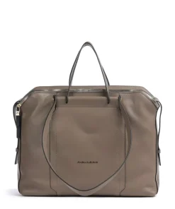 Circle Aktentasche 14″ fein genarbtes Rindsleder taupe