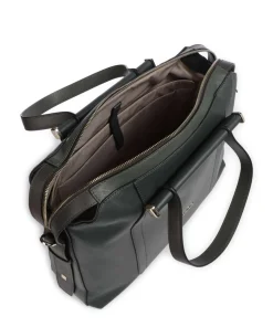 Circle Aktentasche 14″ genarbtes Leder dunkelgrün