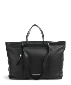 Circle Shopper 15″ fein genarbtes Rindsleder schwarz