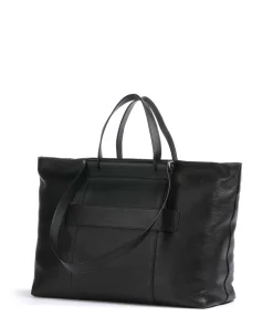 Circle Shopper 15″ fein genarbtes Rindsleder schwarz