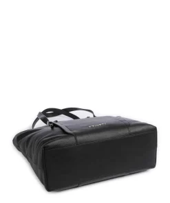 Circle Shopper 15″ fein genarbtes Rindsleder schwarz