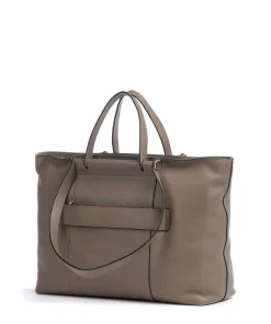 Circle Shopper 15″ fein genarbtes Rindsleder taupe