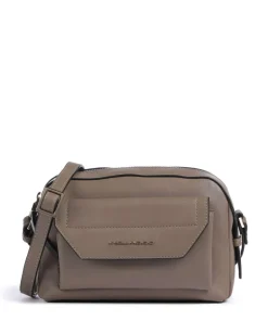 Circle Umhängetasche fein genarbtes Rindsleder taupe