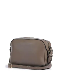 Circle Umhängetasche fein genarbtes Rindsleder taupe