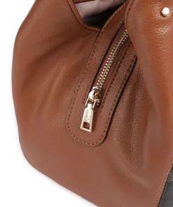 Cirry M Beuteltasche Lederimitat braun