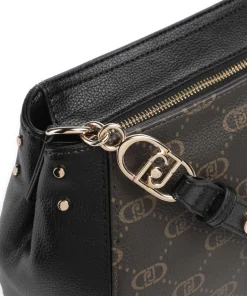 Cirry M Schultertasche Lederimitat schwarz/braun