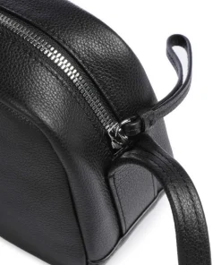 City Court Umhängetasche genarbtes Rindsleder schwarz