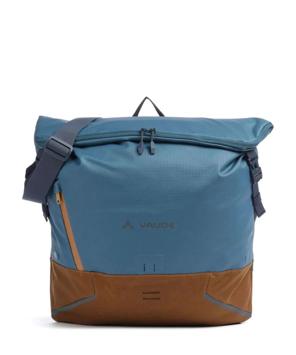 CityMe Bike ll QMR 2.0 Gepäcktasche 13″ recyceltes Polyamid blau/braun