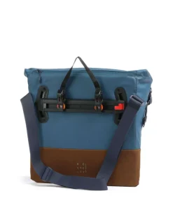 CityMe Bike ll QMR 2.0 Gepäcktasche 13″ recyceltes Polyamid blau/braun