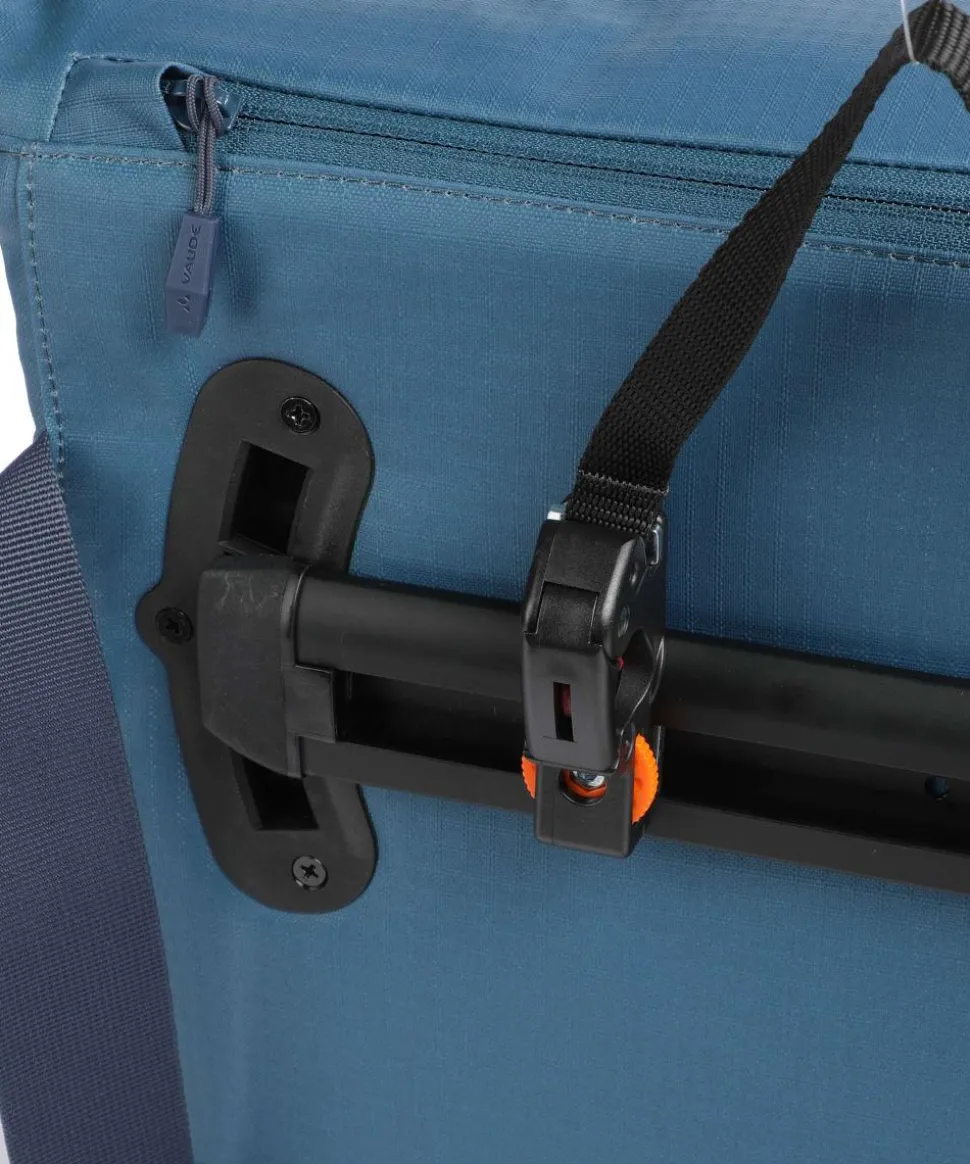 CityMe Bike ll QMR 2.0 Gepäcktasche 13″ recyceltes Polyamid blau/braun