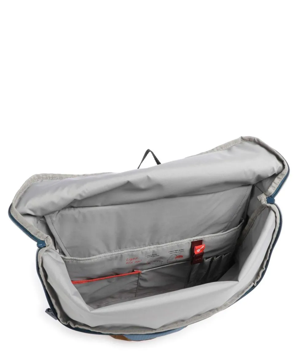 CityMe Bike ll QMR 2.0 Gepäcktasche 13″ recyceltes Polyamid blau/braun