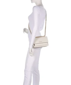 Claire Large Schultertasche genarbtes Rindsleder elfenbein