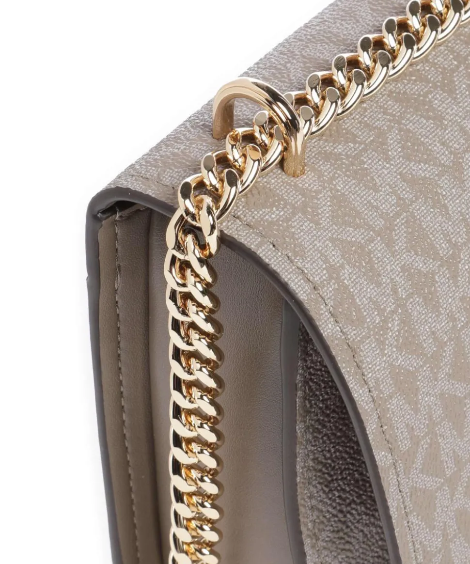 Claire Small Schultertasche Lederimitat taupe