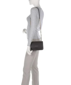 Claire Small Schultertasche genarbtes Rindsleder dunkelbraun