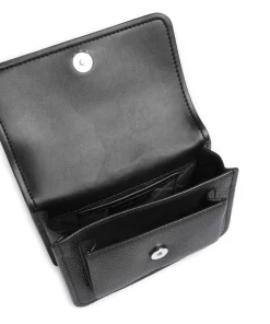 Claire Small Schultertasche genarbtes Rindsleder schwarz