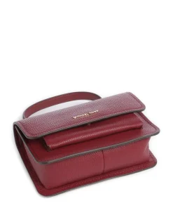 Claire Small Schultertasche genarbtes Rindsleder wein