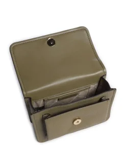 Claire Small Schultertasche genarbtes Rindsleder khaki