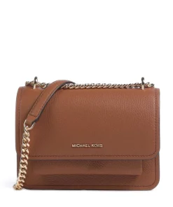 Claire Small Schultertasche genarbtes Rindsleder braun