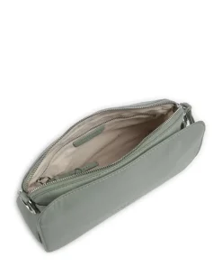 Clarice Sheep Natural Umhängetasche Schafsleder grünblau