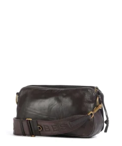 Clarice Sheep Natural Umhängetasche Schafsleder dunkelbraun