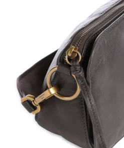 Clarice Sheep Natural Umhängetasche Schafsleder dunkelbraun