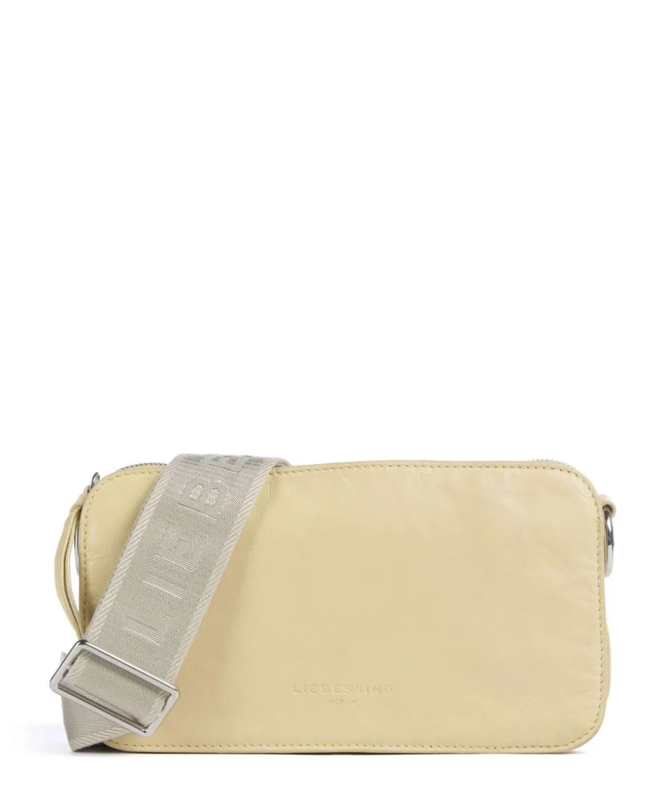 Clarice Sheep Natural Umhängetasche Schafsleder vanillegelb