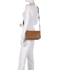 Clarice Sheep Natural Umhängetasche Schafsleder braun