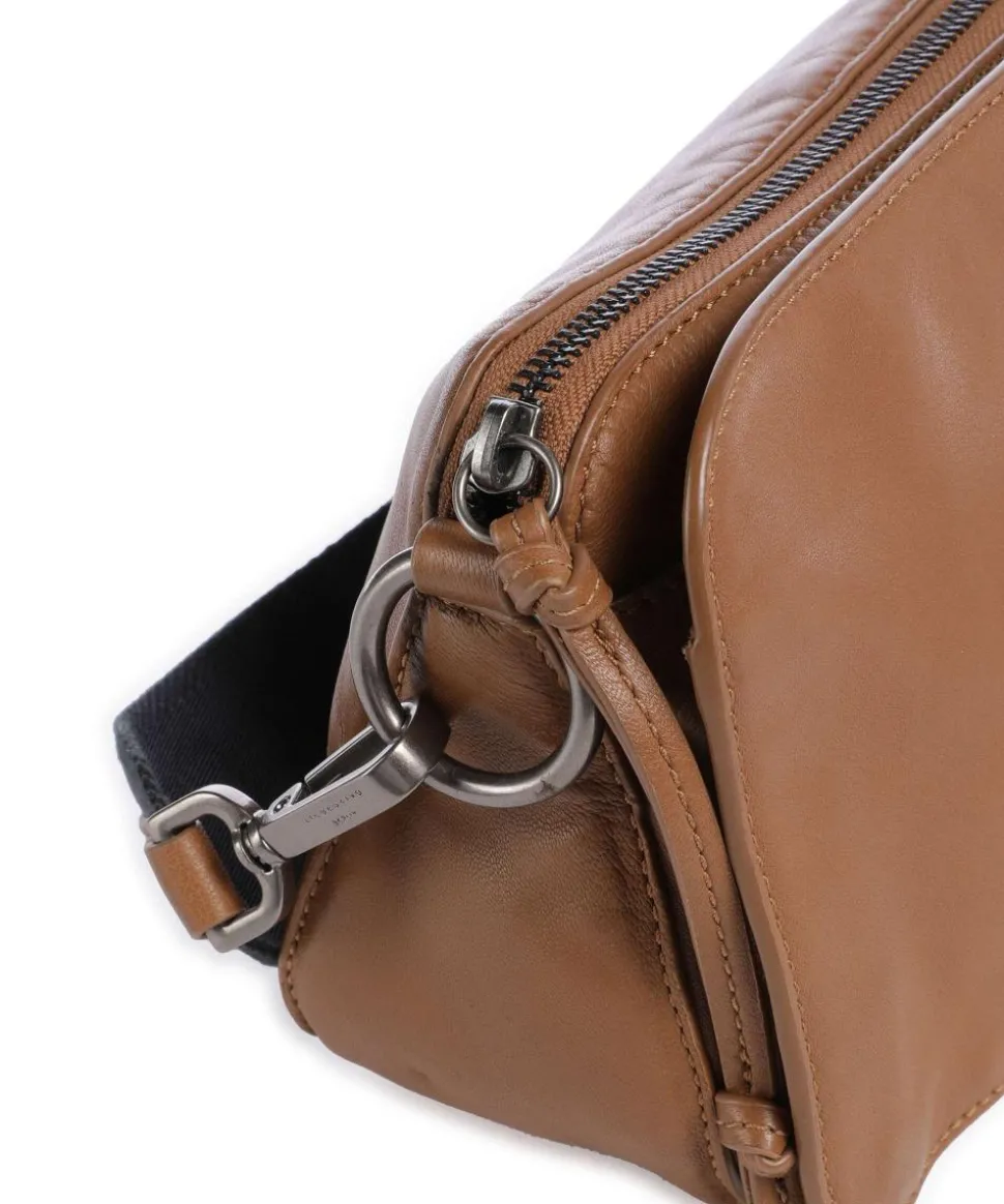 Clarice Sheep Natural Umhängetasche Schafsleder braun