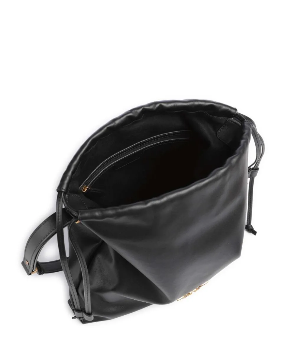 Classic Slouchy Bucket bag fein genarbtes Rindsleder schwarz
