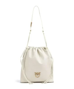 Classic Slouchy Bucket bag fein genarbtes Rindsleder creme