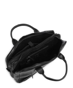 Clean Aktentasche 15″ Leder schwarz