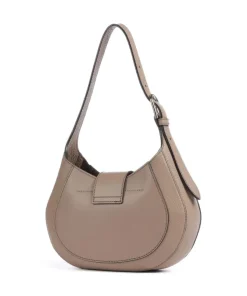 Club 2 S Beuteltasche genarbtes Leder taupe