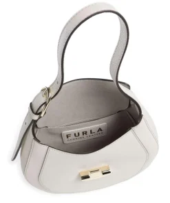 Club 2 S Beuteltasche genarbtes Leder elfenbein