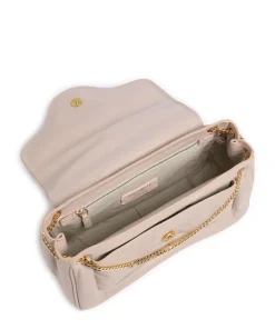 C-Me Fluffy Schultertasche fein genarbtes Rindsleder beige