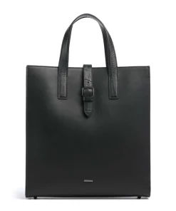 Cocco Touch Handtasche fein genarbtes Rindsleder schwarz