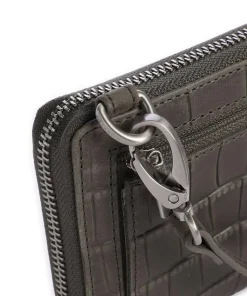 Cool Colbie Geldbörse geprägtes Leder dunkelgrün