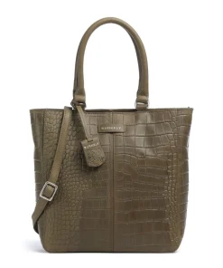 Cool Colbie Handtasche geprägtes Leder olivgrün