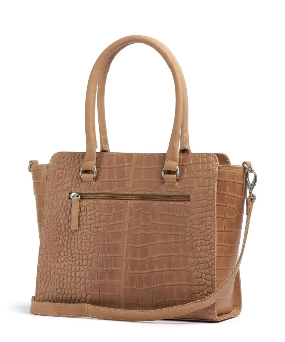 Cool Colbie Handtasche geprägtes Leder hellbraun