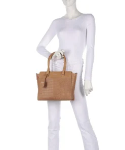 Cool Colbie Handtasche geprägtes Leder hellbraun