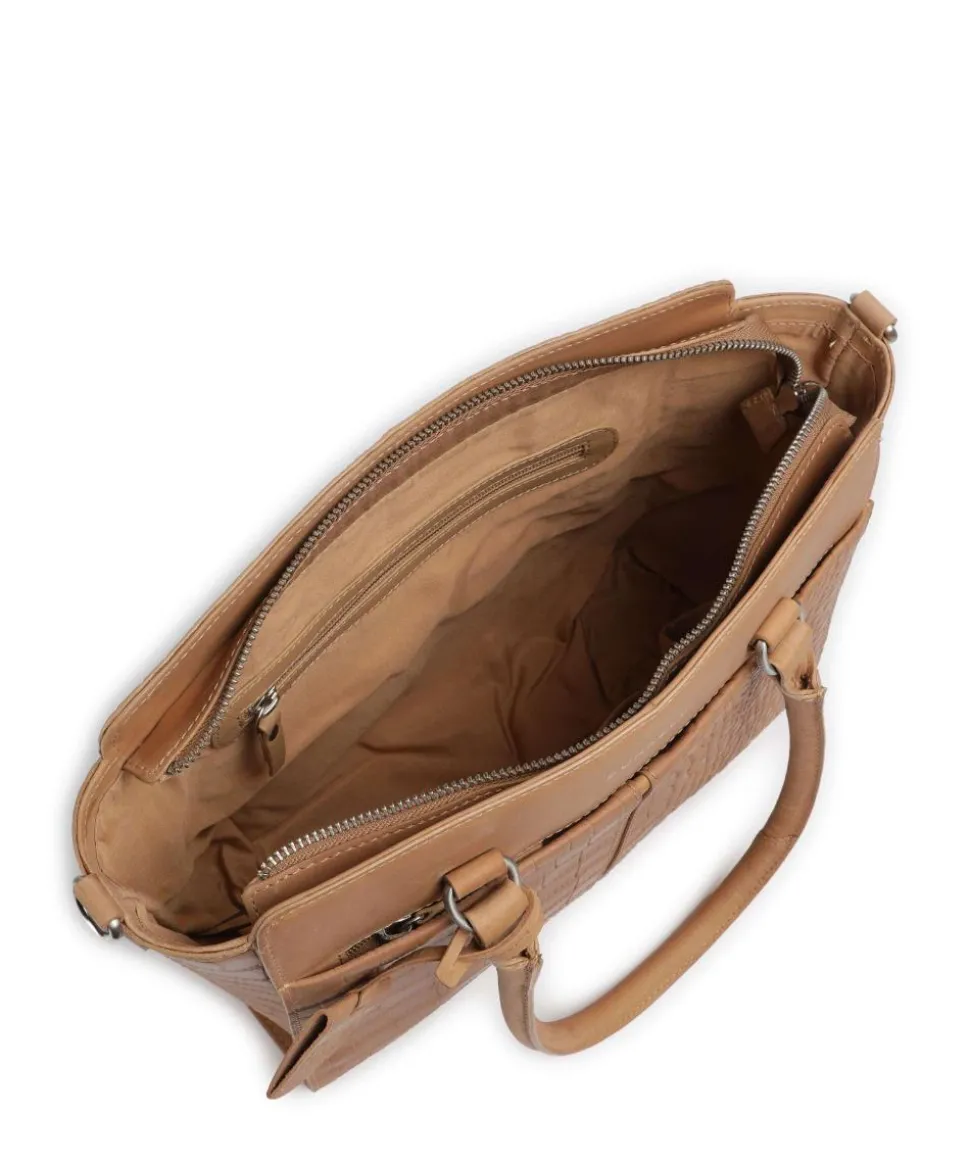 Cool Colbie Handtasche geprägtes Leder hellbraun