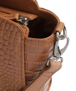 Cool Colbie Handtasche geprägtes Leder cognac