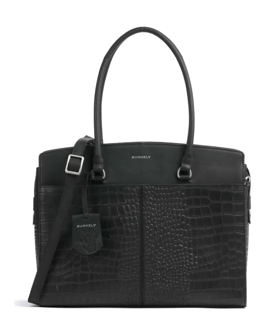 Cool Colbie Shopper 15″ geprägtes Leder schwarz