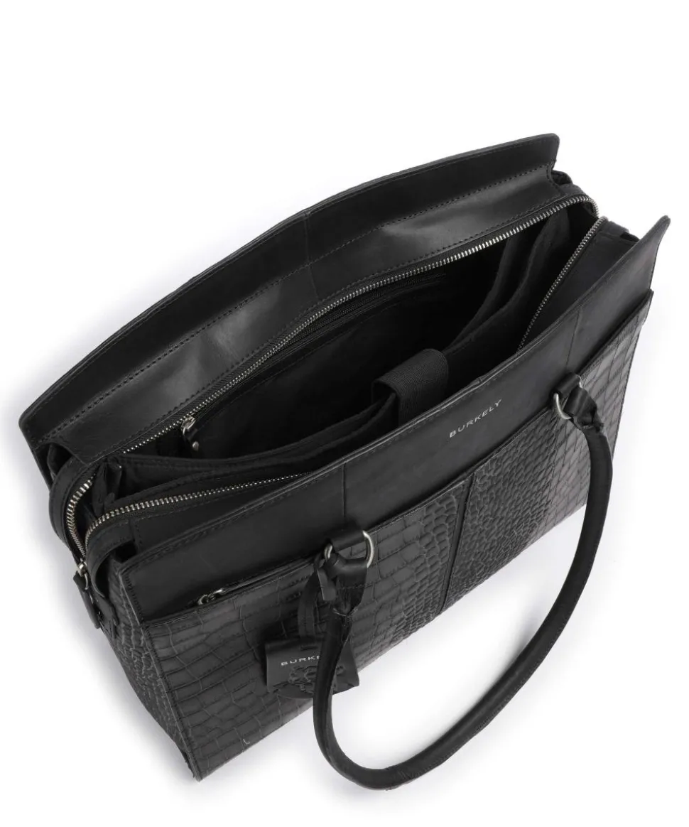 Cool Colbie Shopper 15″ geprägtes Leder schwarz